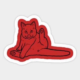 Cat Butt Sticker